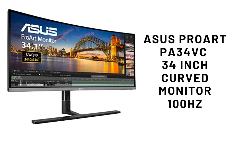 ASUS ProArt PA34VC 34 inch Curved Monitor 100Hz