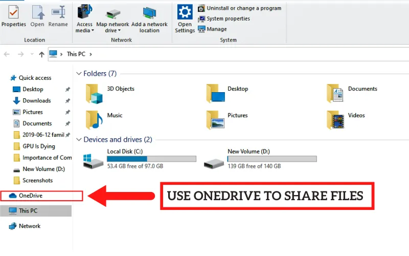 Sharing Documents and Files in Windows 10 And 11