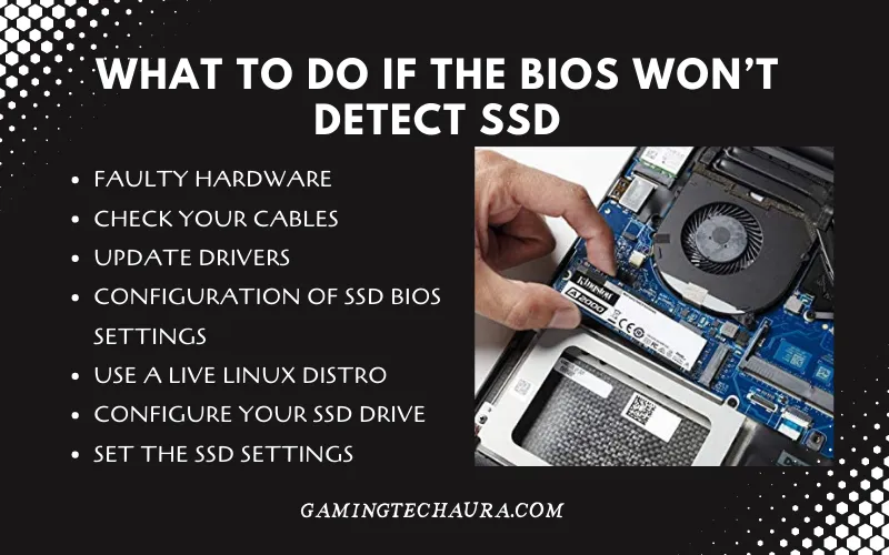 What To Do If the BIOS Won’t Detect SSD