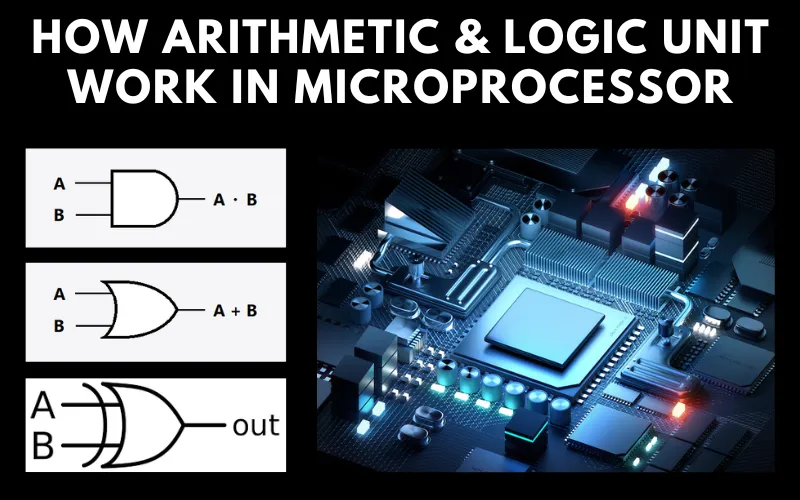 how Arithmetic & Logic Unit work in microprocessor
