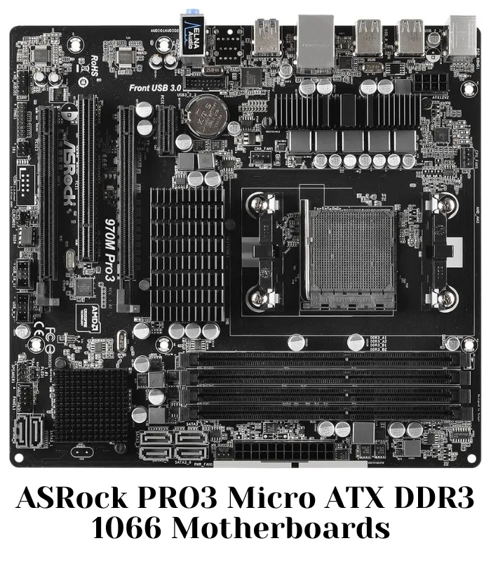 ASRock PRO3 Micro ATX DDR3 1066 Motherboards
