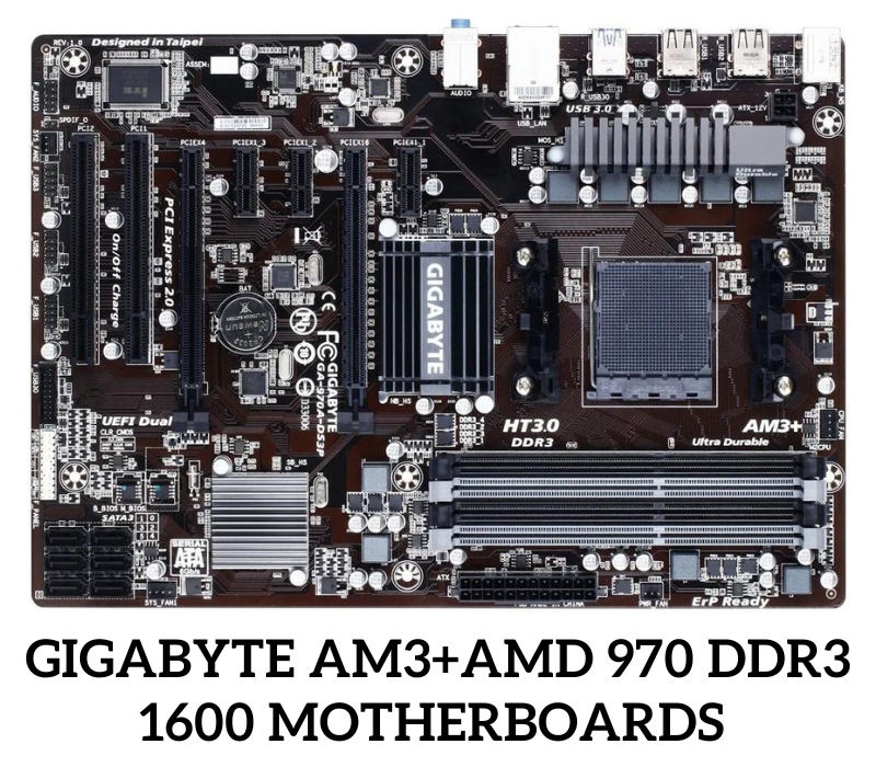 Gigabyte AM3+AMD 970 DDR3 1600 Motherboards