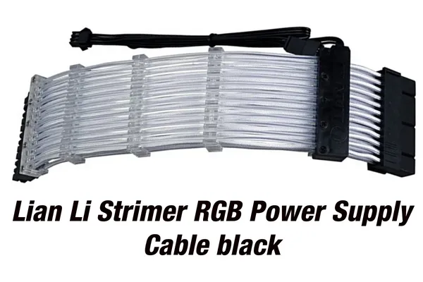 Lian Li Strimer RGB PSU Cable black