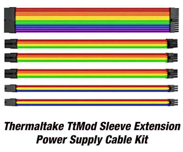 Thermaltake TtMod Sleeve Extension Power Supply Cable Kit