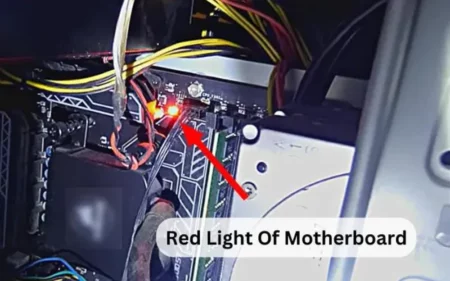 What Is Red Light On Motherboard