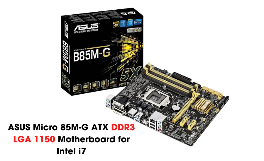 ASUS Micro 85M-G ATX DDR3 LGA 1150 Motherboard for Intel i7
