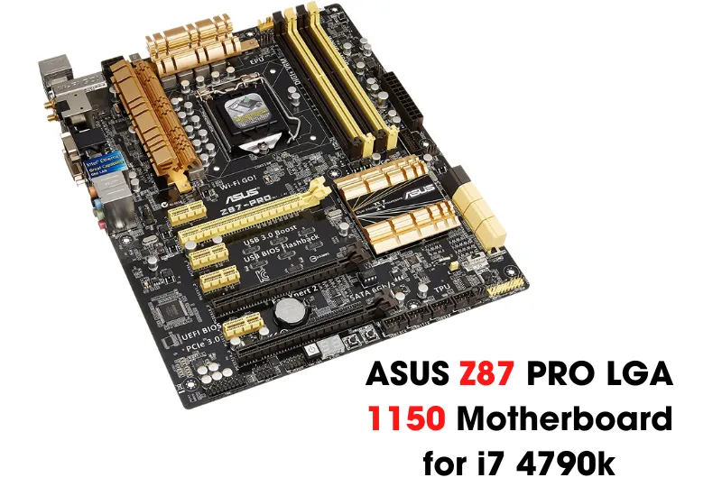 ASUS Z87 PRO LGA 1150 Motherboard for i7 4790k