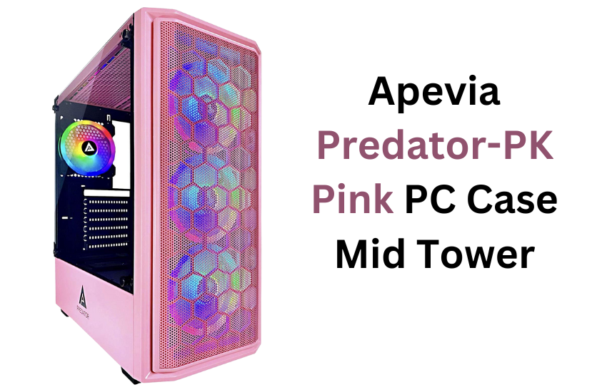Apevia Predator-PK Pink PC Case Mid Tower