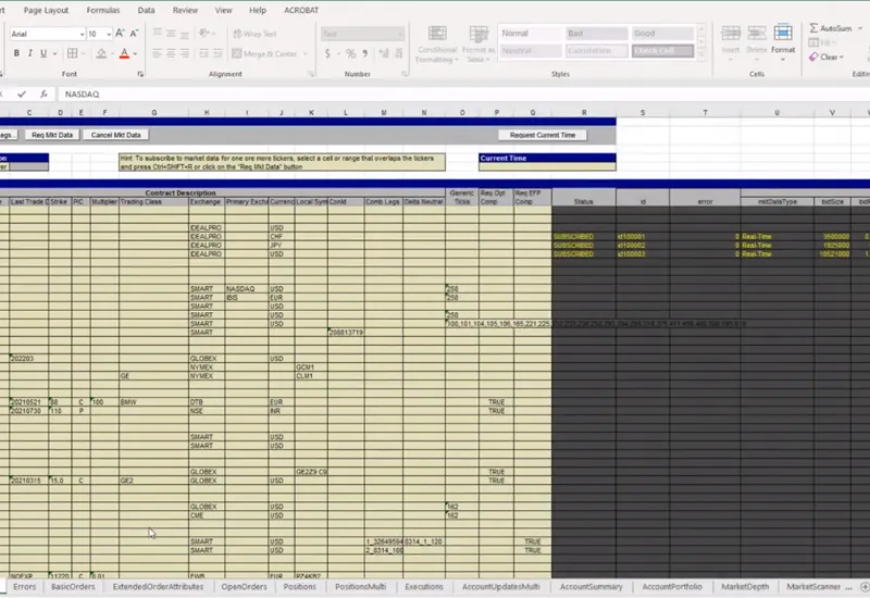 DDE in MS Excel