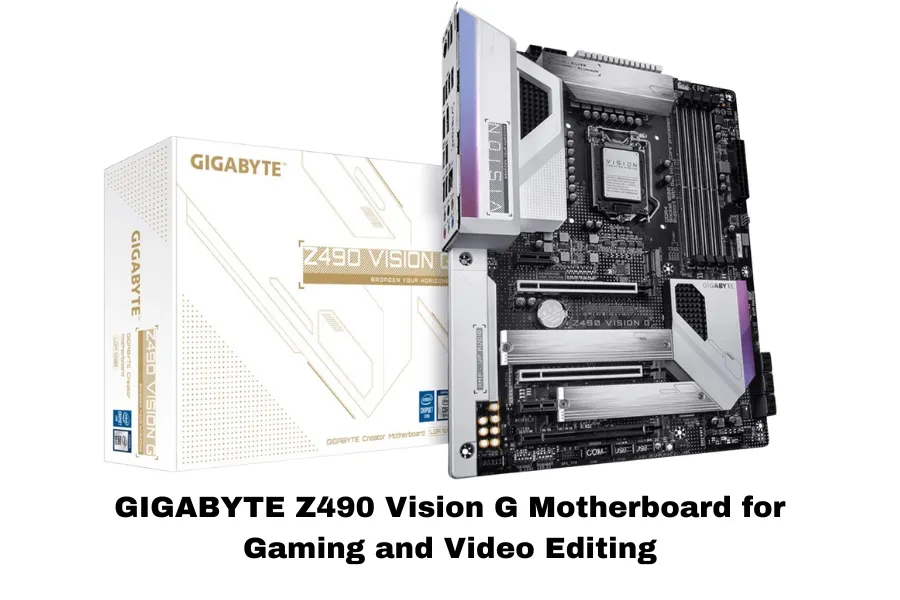 GIGABYTE Z490 Vision G Motherboard for Gaming and Video Editing
