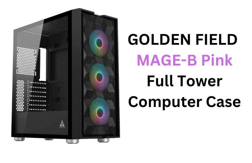 GOLDEN FIELD MAGE-B Pink Full Tower Computer Case