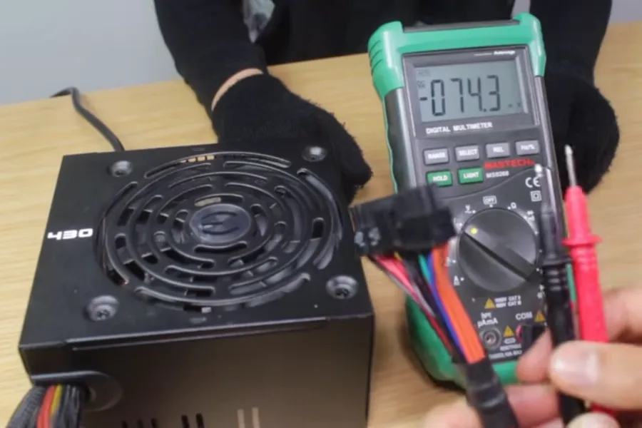 How to Test a PC Power Supply with a Multimeter