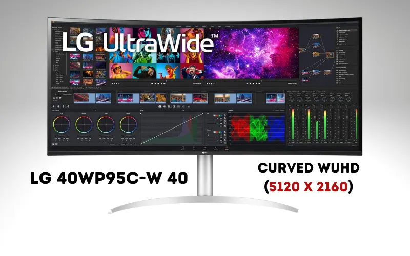 LG 40WP95C-W 40 UltraWide Curved WUHD (5120 x 2160)