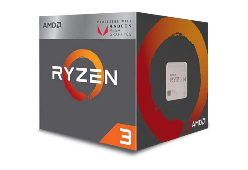 AMD Ryzen 3 3200G 4-Core Good AM3 Socket Processor