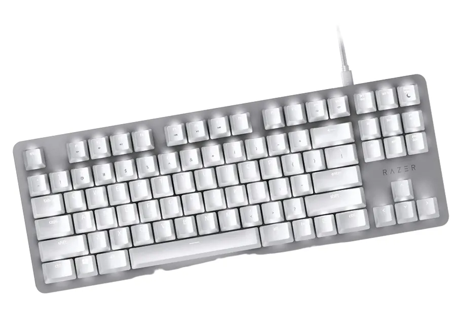 Razer BlackWidow Lite TKL All White Keyboard