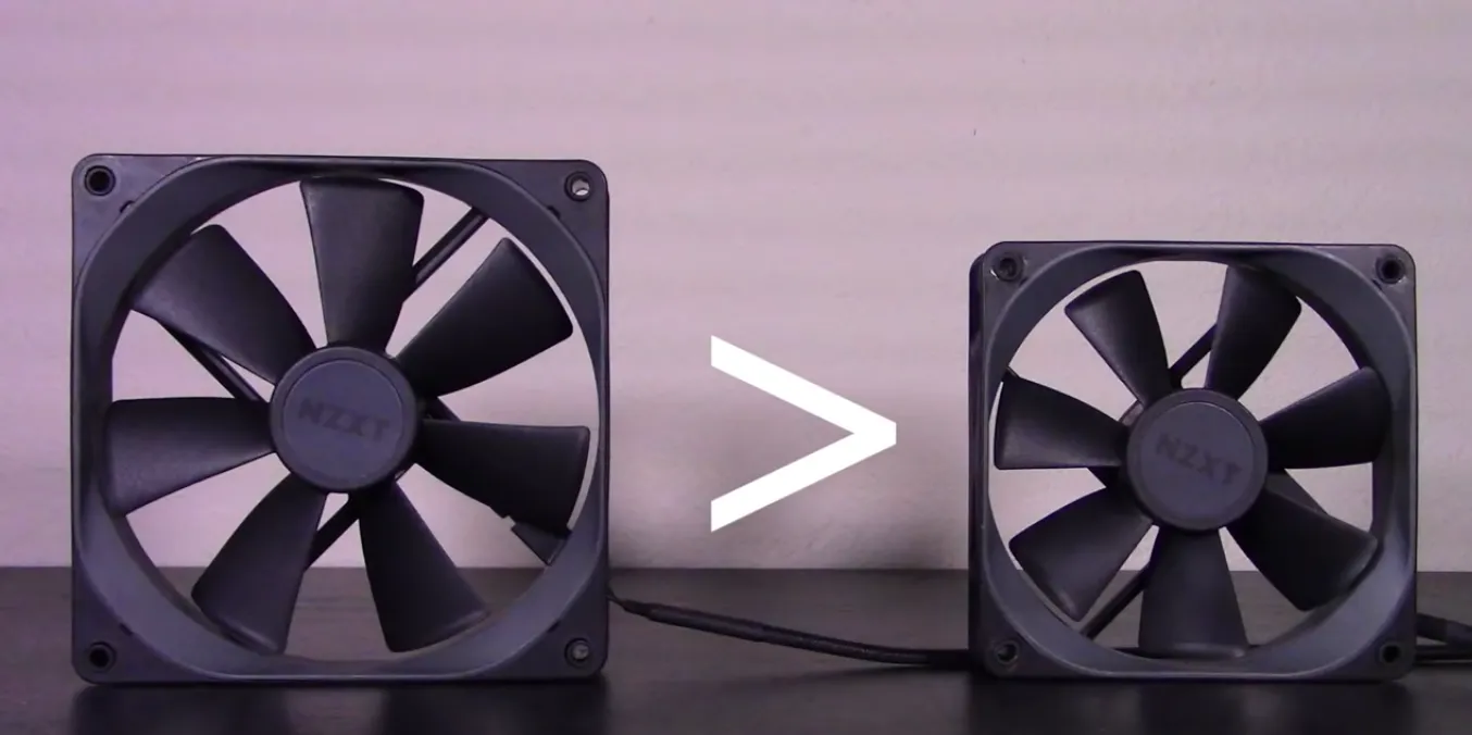 Difference Between 120mm and 140mm Fans