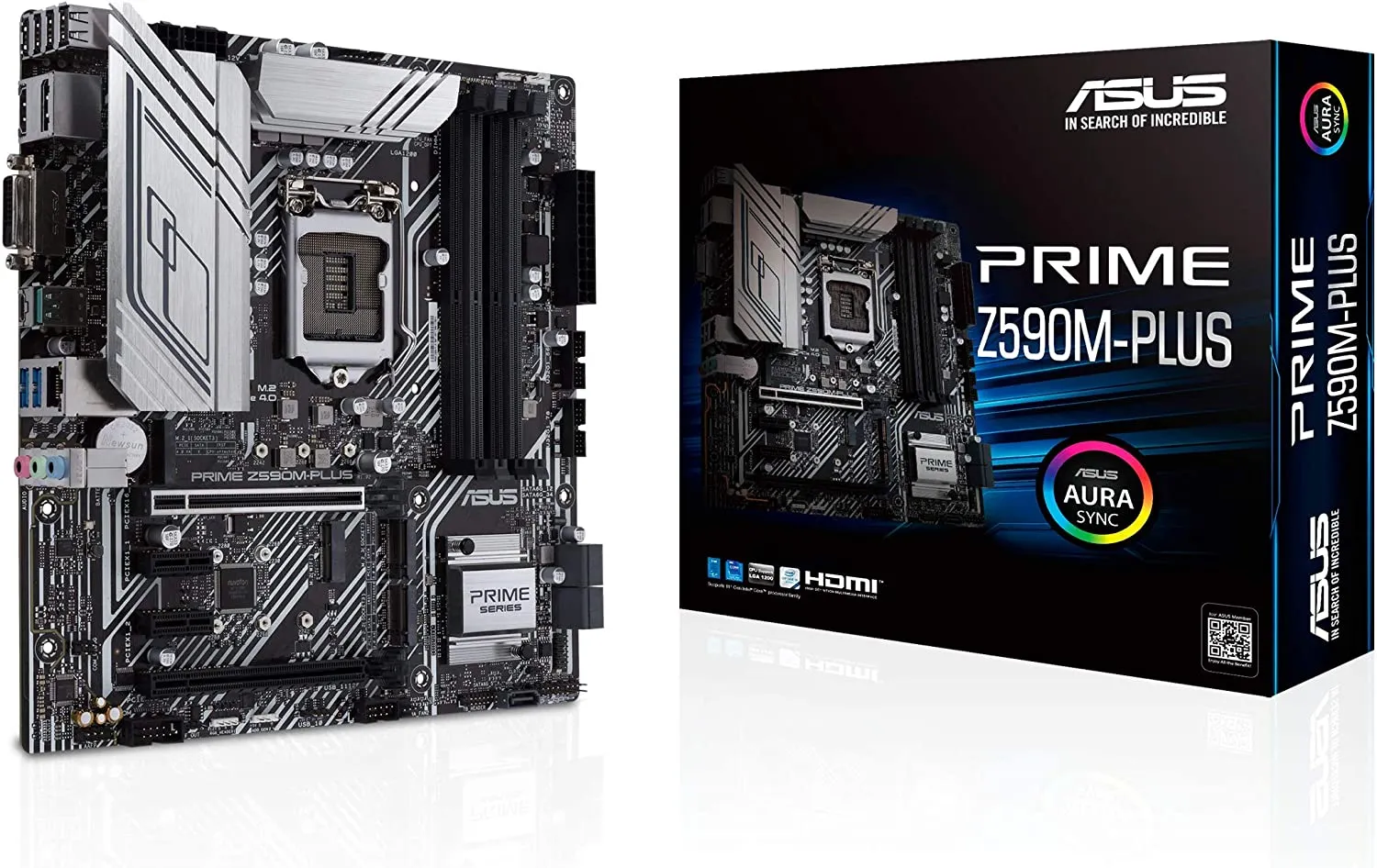 ASUS Prime Z590M-PLUS LGA microATX Motherboard