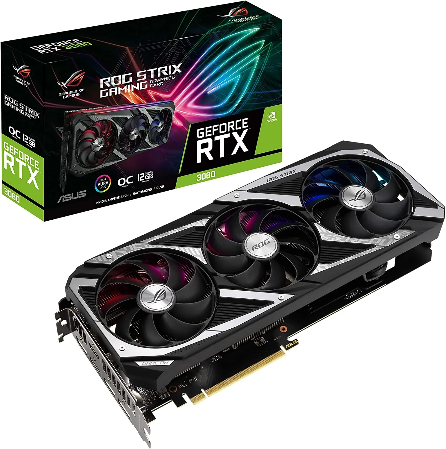 ASUS ROG Strix NVIDIA GeForce RTX 3060 OC Best GPU for Gaming