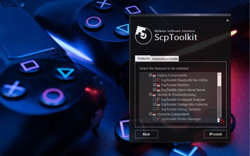 Connecting PS3 Controller with ScpToolkit