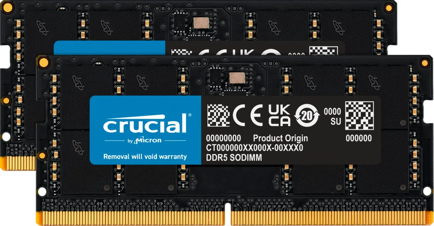 Crucial RAM 32GB Kit (2x16GB) DDR5