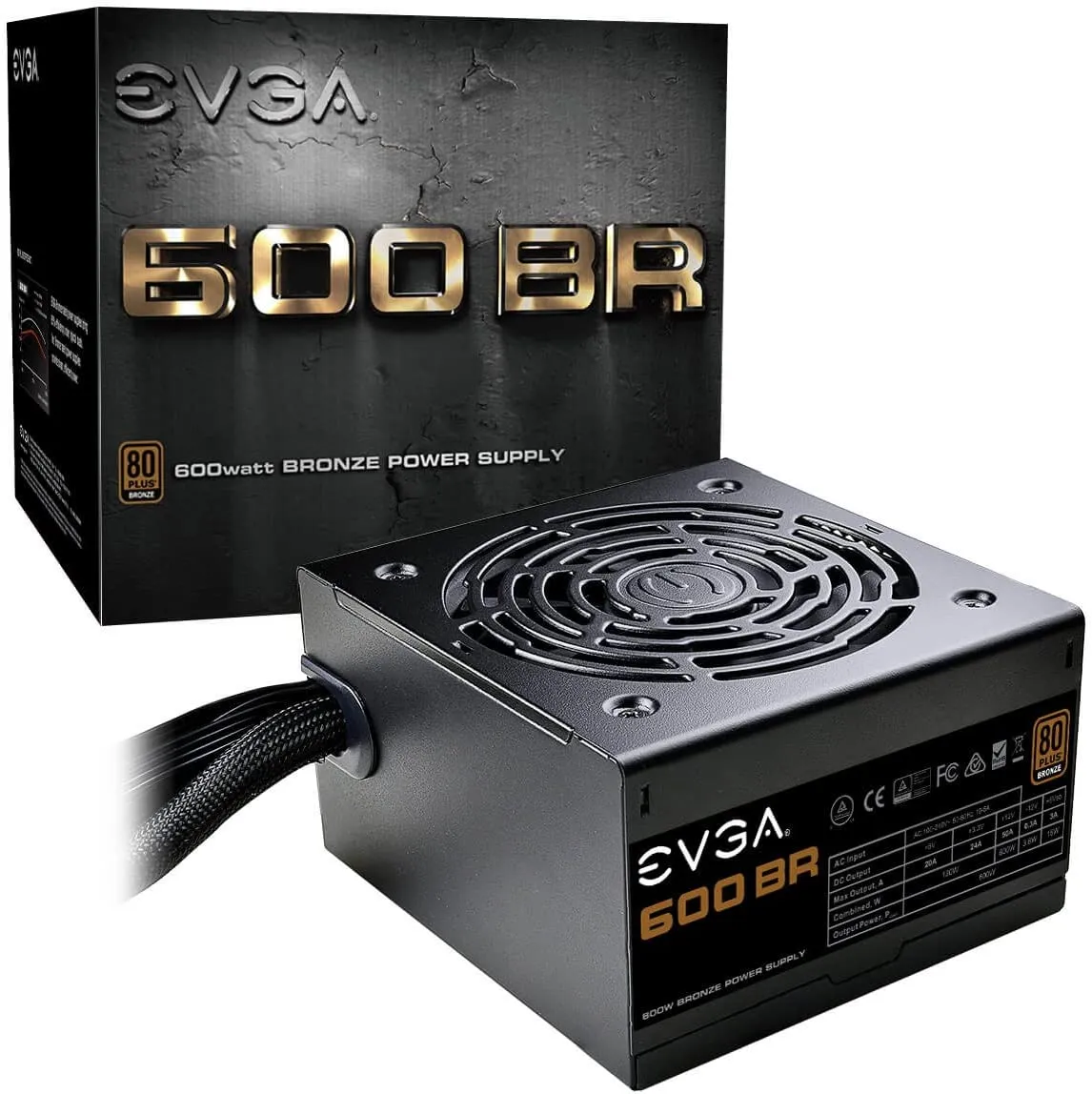 EVGA 600 BR, 80+ Bronze 600W