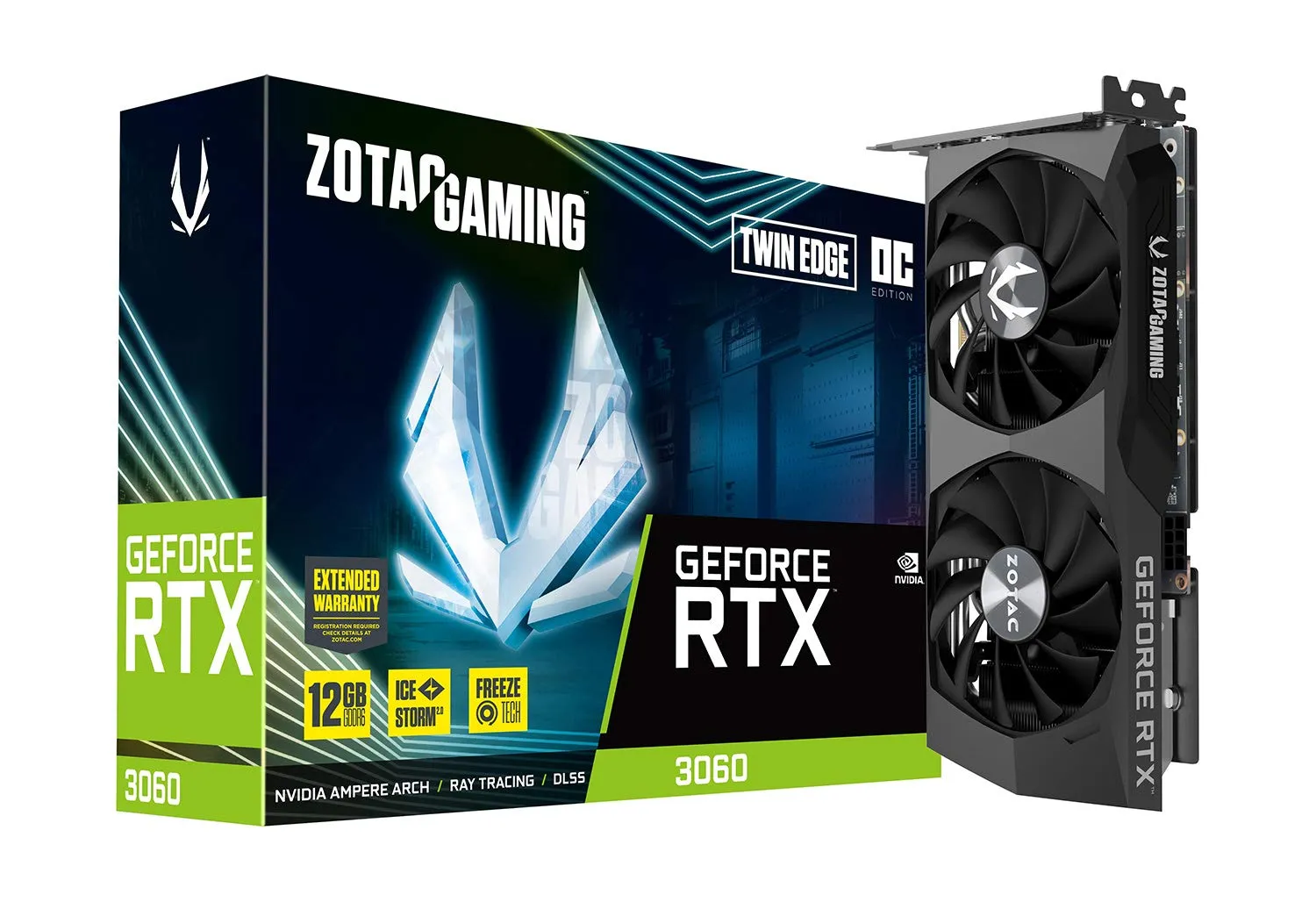 ZOTAC GeForce RTX 3060 Twin Edge Best Graphics Card for Gaming
