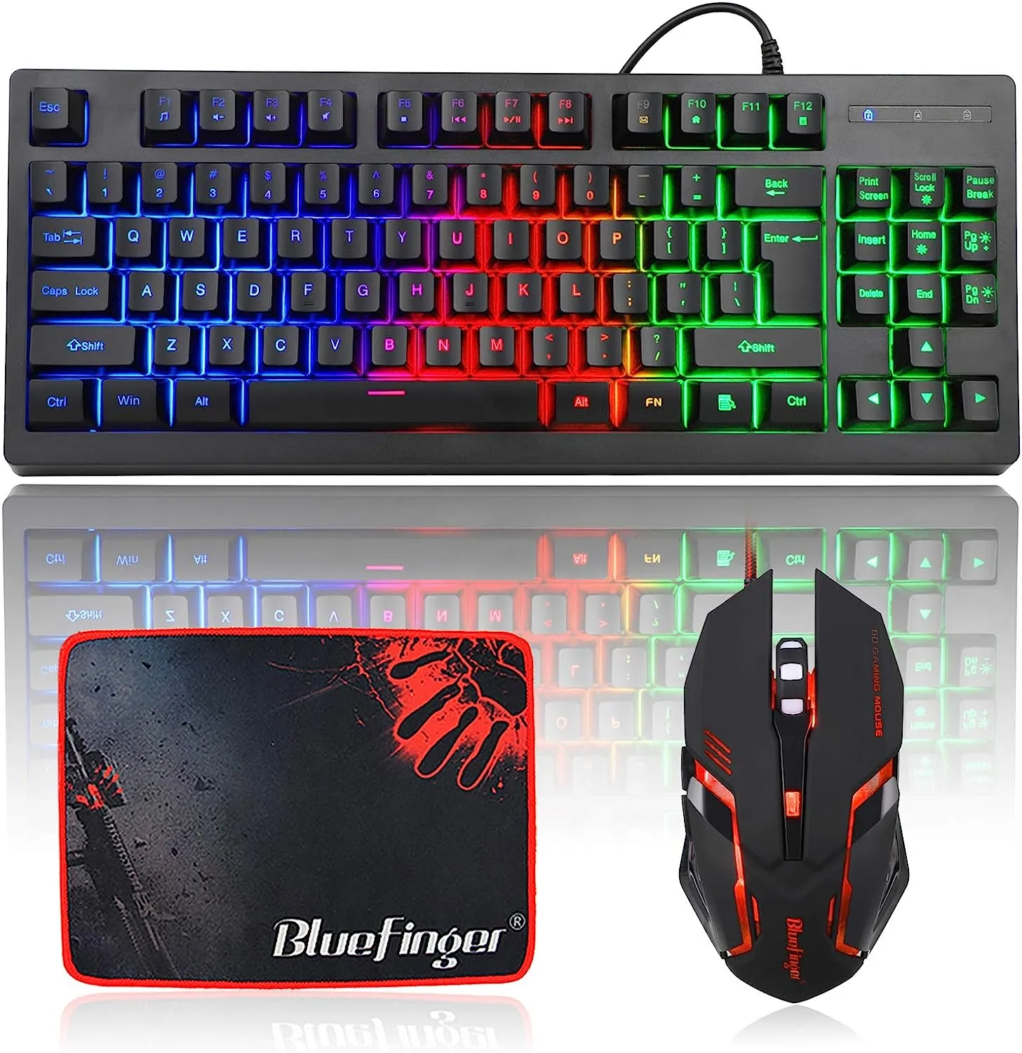 RGB 87 Keys Gaming Keyboard