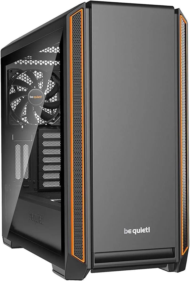 be quiet! Silent Base 601 Window Orange Mid-Tower ATX Computer Case