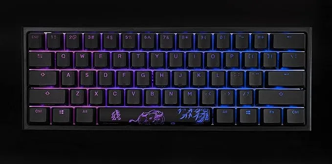 Ducky Blackout One 2 Mini RGB LED 60% Double Shot PBT Keyboard