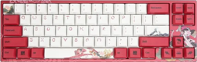 Ducky Miya Pro Koi 65% Double Shot PBT Mechanical Keyboard (Cherry MX Blue)